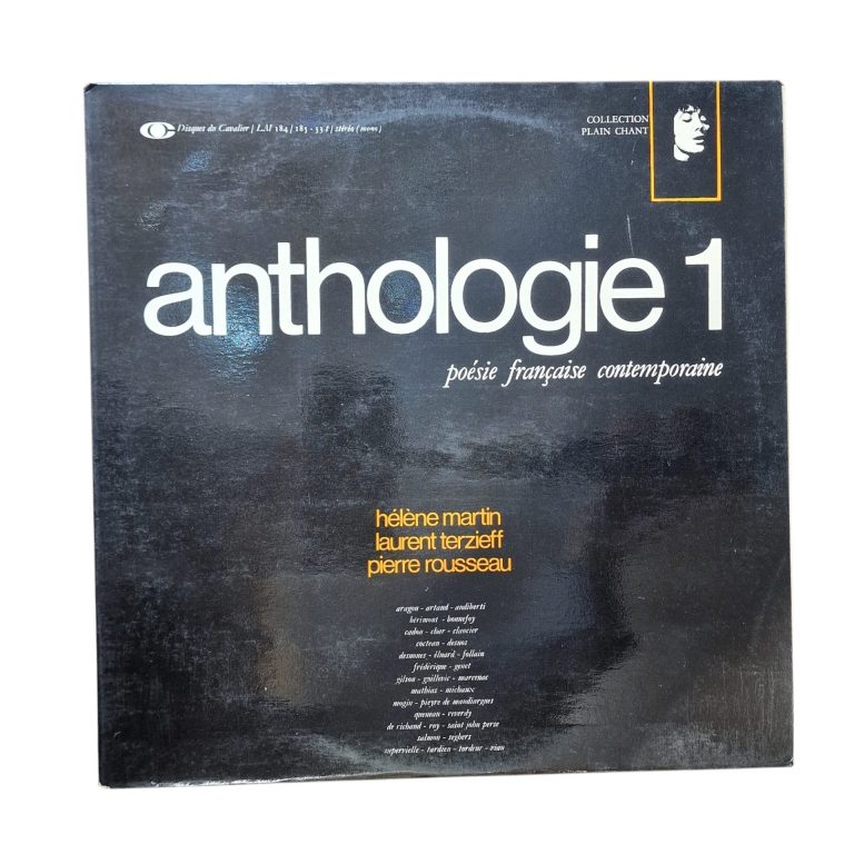 Anthologie 1: Poésie Française Contemporaine
