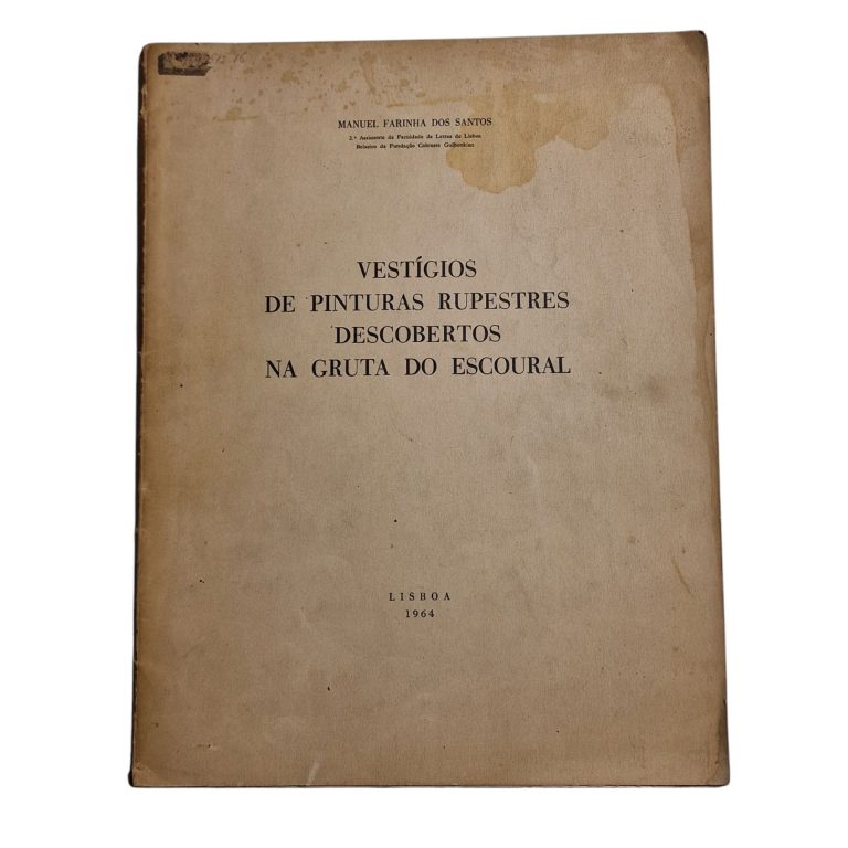 Vestígios de Pinturas Rupestres Descobertos na Gruta do Escoural – Manuel Farinha dos Santos (1964)