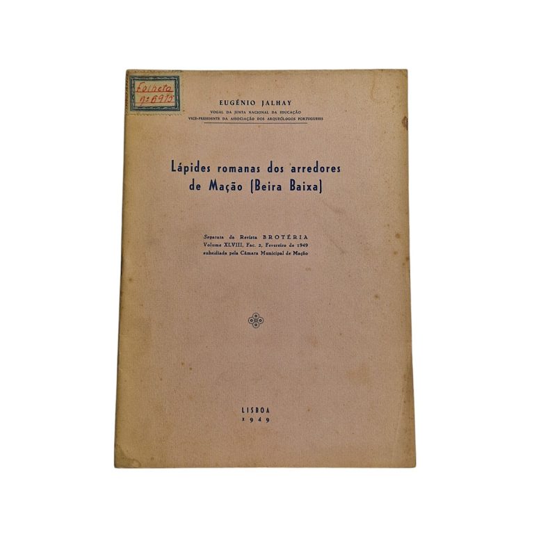Lápides Romanas dos Arredores de Mação (Beira Baixa) – Eugénio Jalhay (1949)