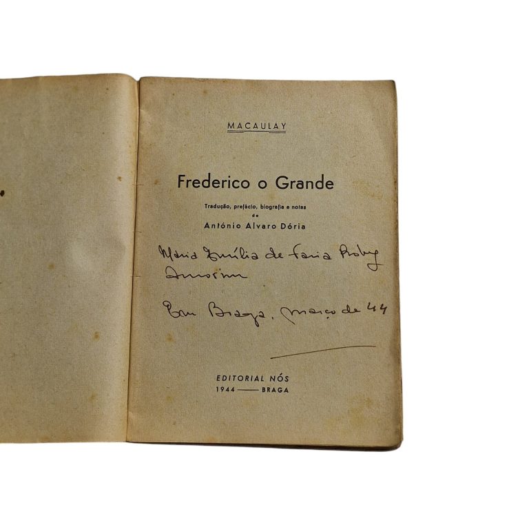 Frederico o Grande – Thomas Babington Macaulay (1944)
