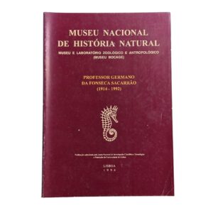 Museu Nacional História Natural - Prof. Germano Sacarrão (1994)
