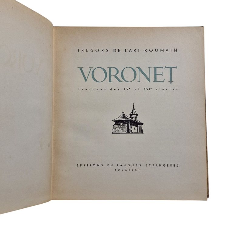 Tresors de l’art Roumain Voronet – Fresques des XV et XVI siècles (Romania 1959)