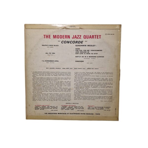 The Modern Jazz Quartet – Concorde
