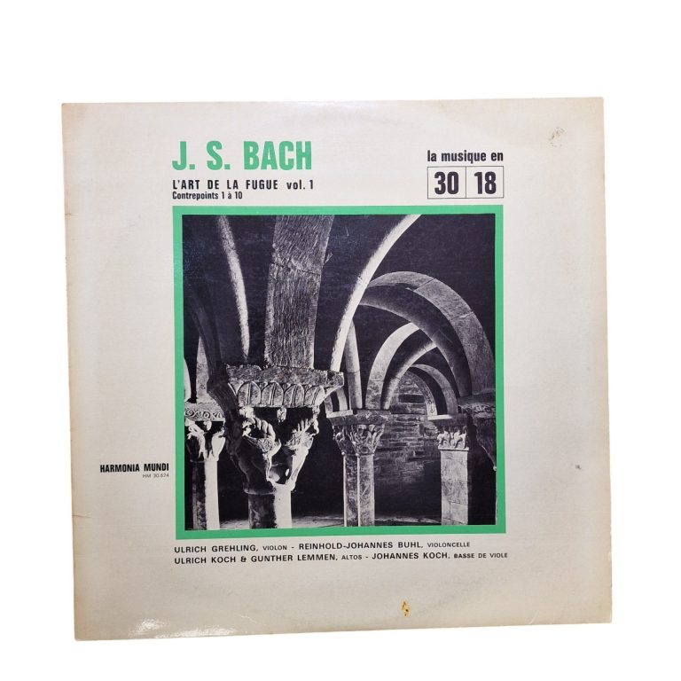 J.S.Bach – L’Art de la Fugue – Vol. 1 (1962)