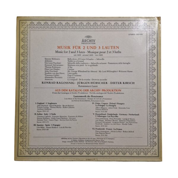 Musique Pour Luth