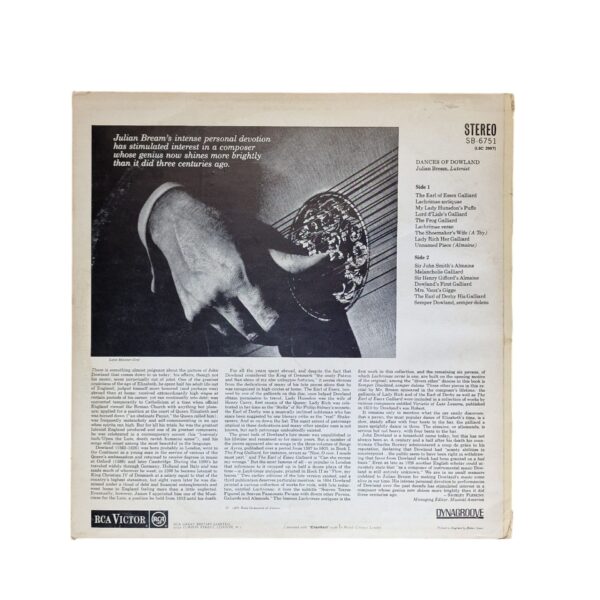 Dances of Dowland - Julian Bream (1968)