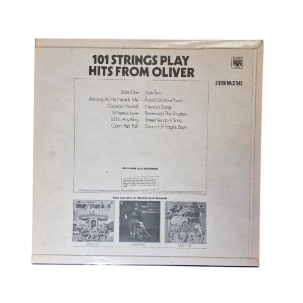 101 Strings Play Music from Oliver!, The Sound of Magnificence - 101 strings of orchestra (1969)