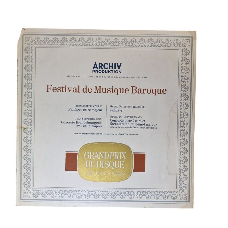 Festival de Musique Baroque – Archiv Produktion (1964)