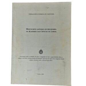 Manuscrito Anónimo de Relojoaria na Academia de Ciências de Lisboa – Fernando Correia de Oliveira (2005)