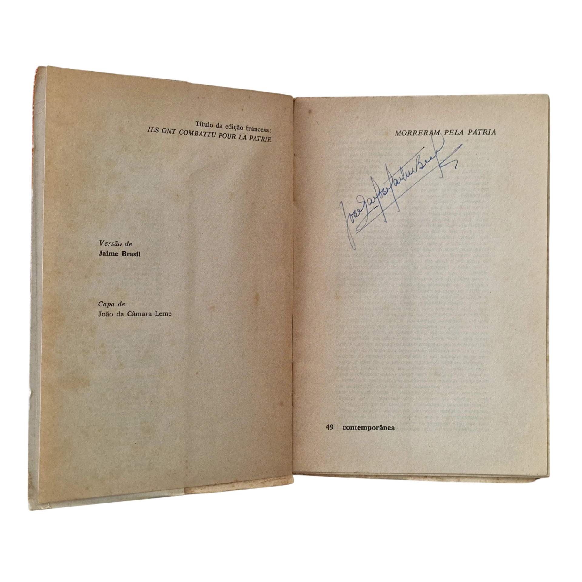 Morreram pela Pátria – 2.ª Edição – Mikail Cholokov – Coleção Contemporânea n.º 49 (1963)