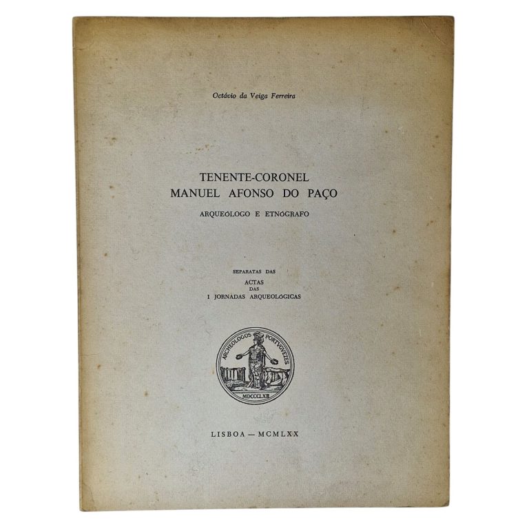 Separatas das Actas das I Jornadas Arqueológicas – Octávio da Veiga Ferreira (1971)