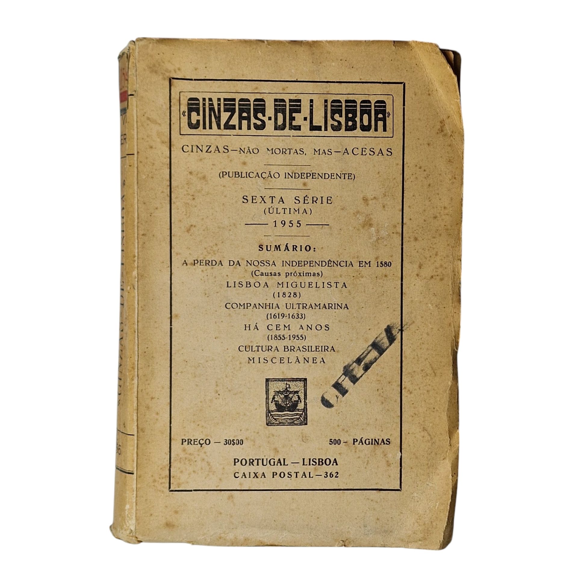 Cinzas de Lisboa – Sexta Série (Última) – Padre Manuel Ruela Pombo (1955)