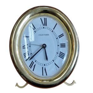 Relógio Despertador Cartier Redondo