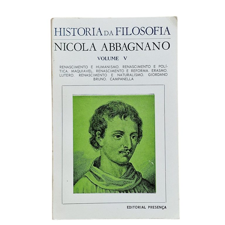 História da Filosofia – Volume V – Nicola Abbagnano (1978, 2.ª edição)