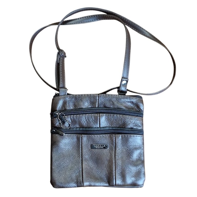 Mala Lorenz em pele sintética com múltiplos bolsos