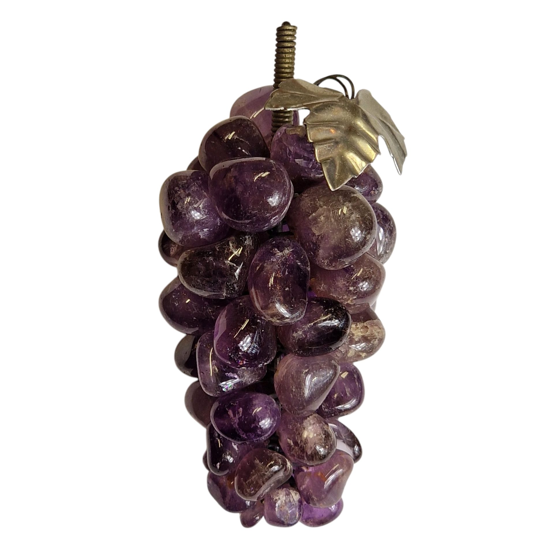 Cacho de uvas em ametista
