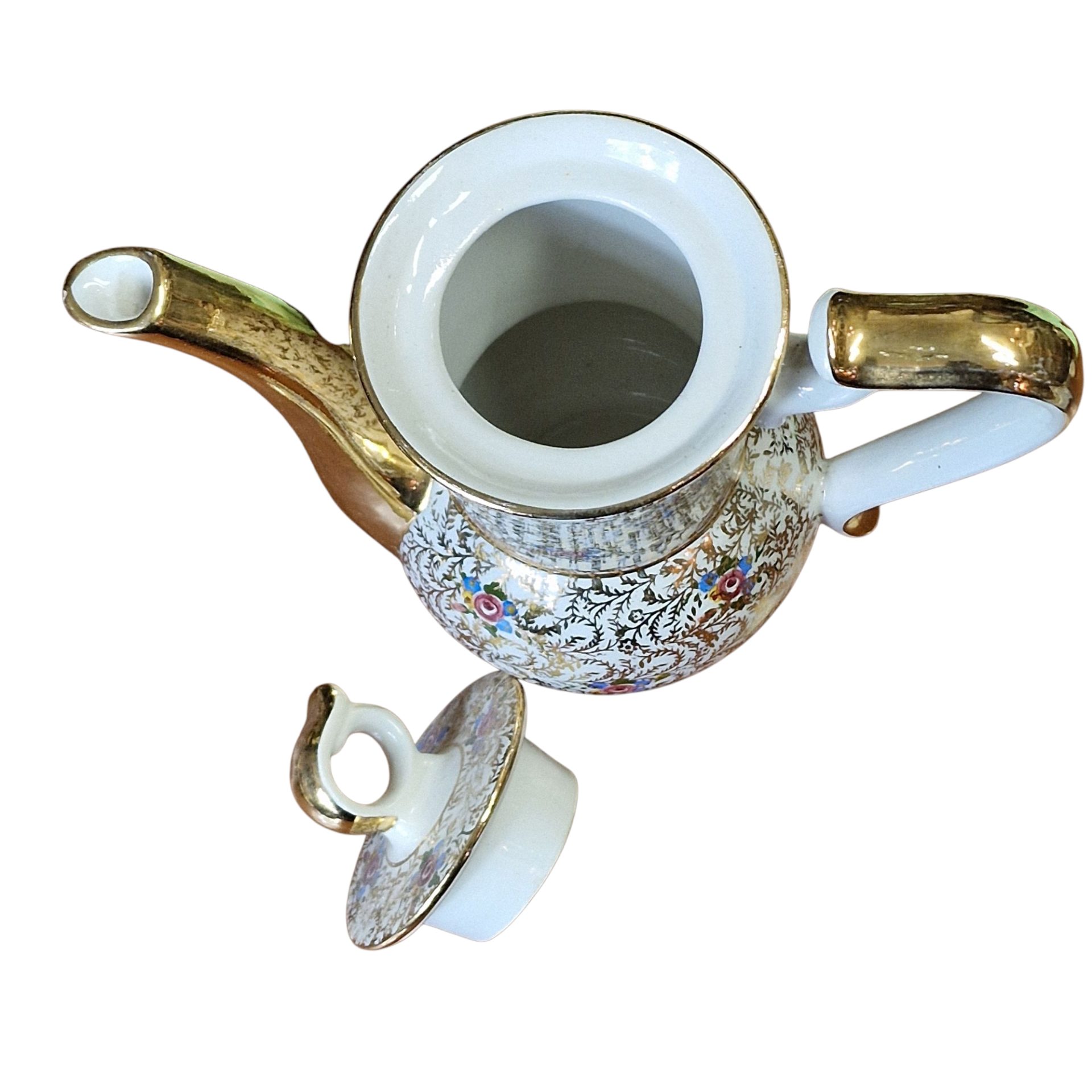 Serviço de Chá Athenea OAL - Pintado à Mão (Conjunto de 10 Peças)