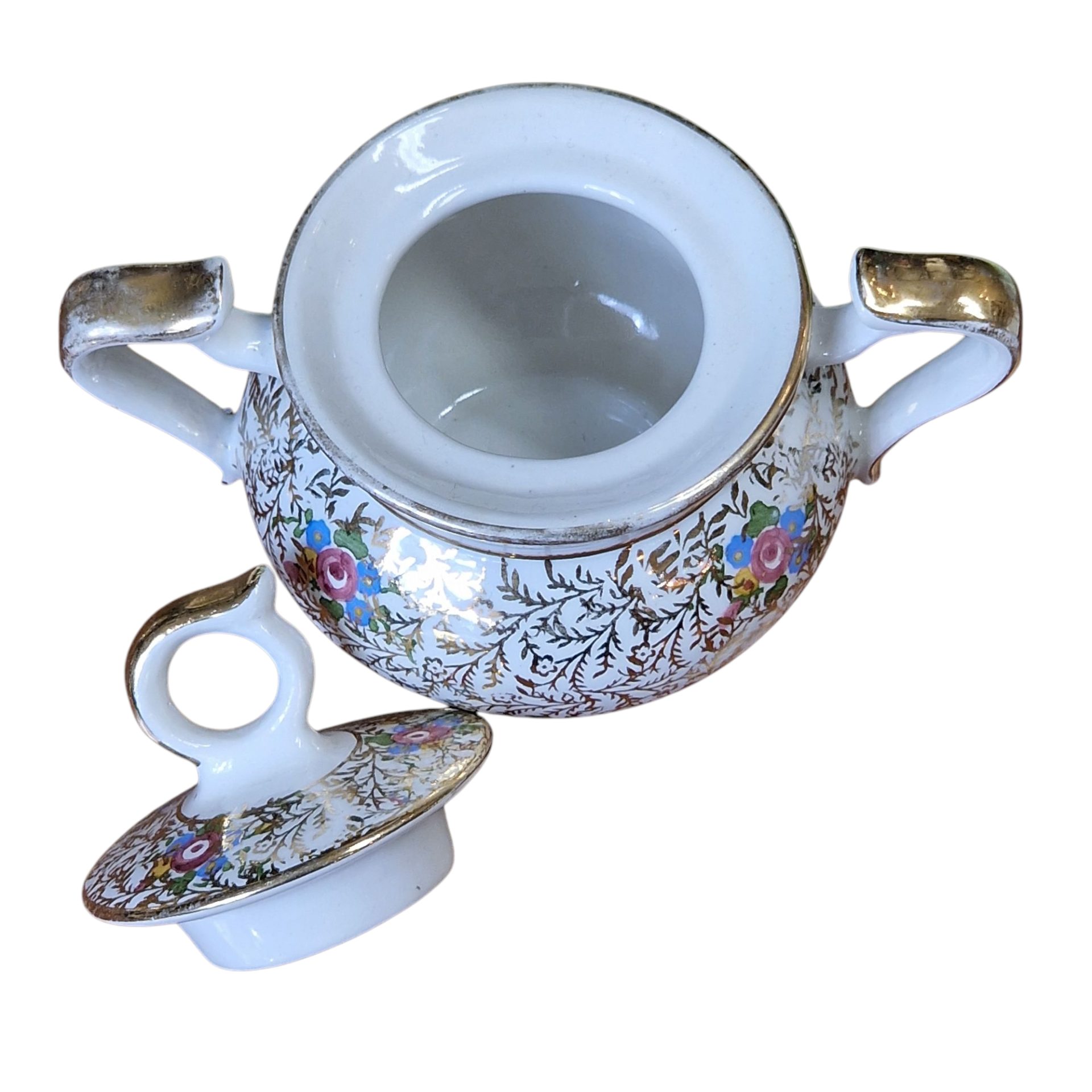 Serviço de Chá Athenea OAL - Pintado à Mão (Conjunto de 10 Peças)