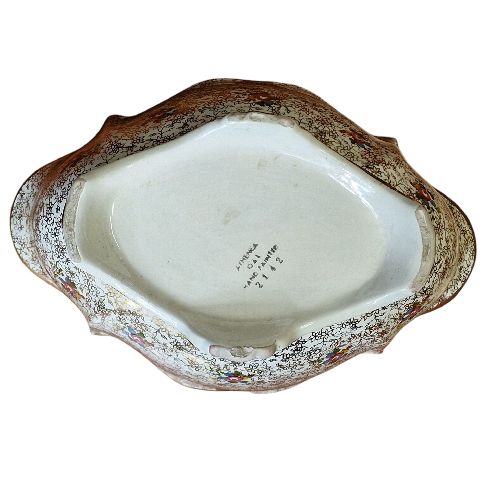 Serviço de Chá Athenea OAL - Pintado à Mão (Conjunto de 10 Peças)