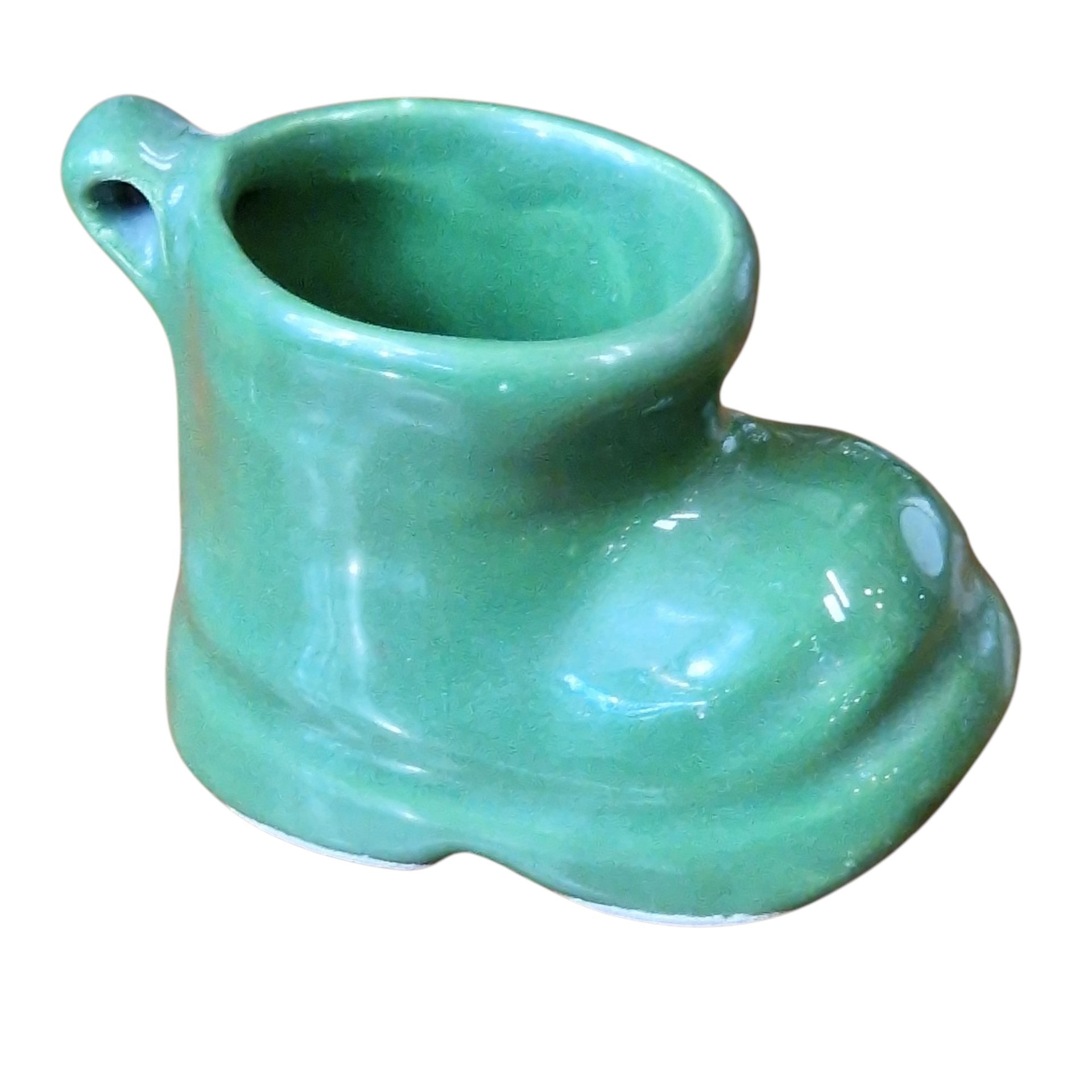 Caneca decorativa em forma de bota – Cerâmica de Alcobaça