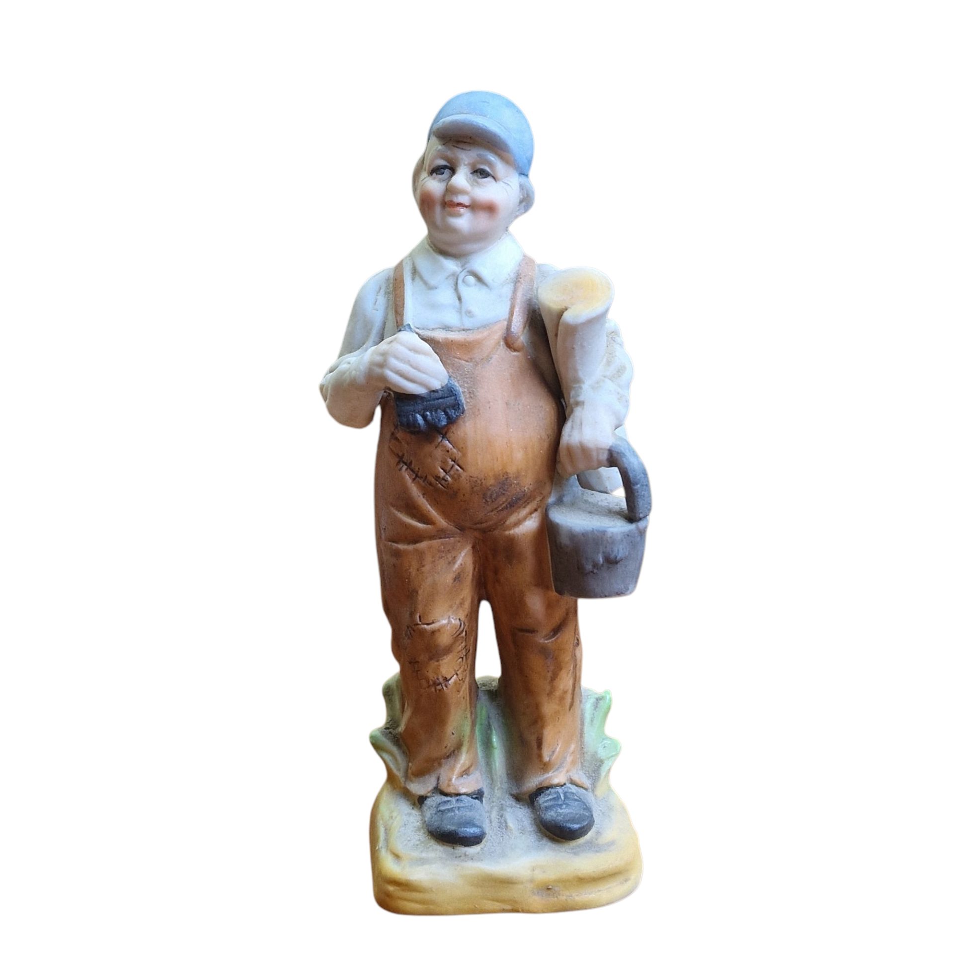 Estatueta de pintor em cerâmica – Japão