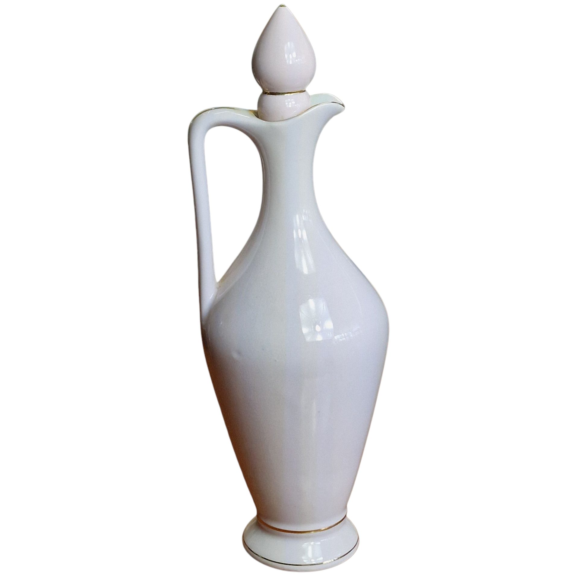 Jarra rosa Artibus com tampa – Elegância vintage portuguesa