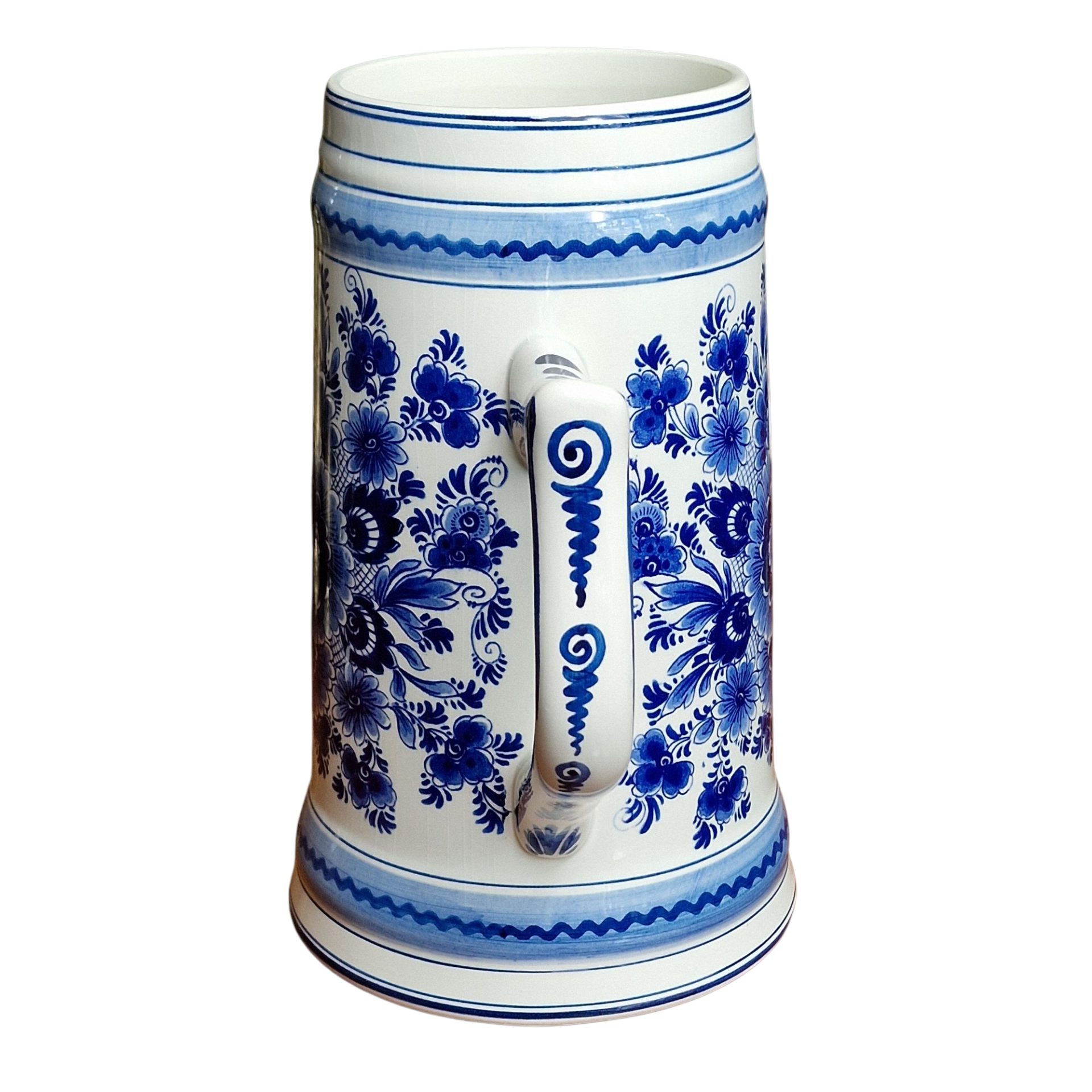 Caneca Heineken em Delft Blue – Pintura Manual Holandesa Tradicional