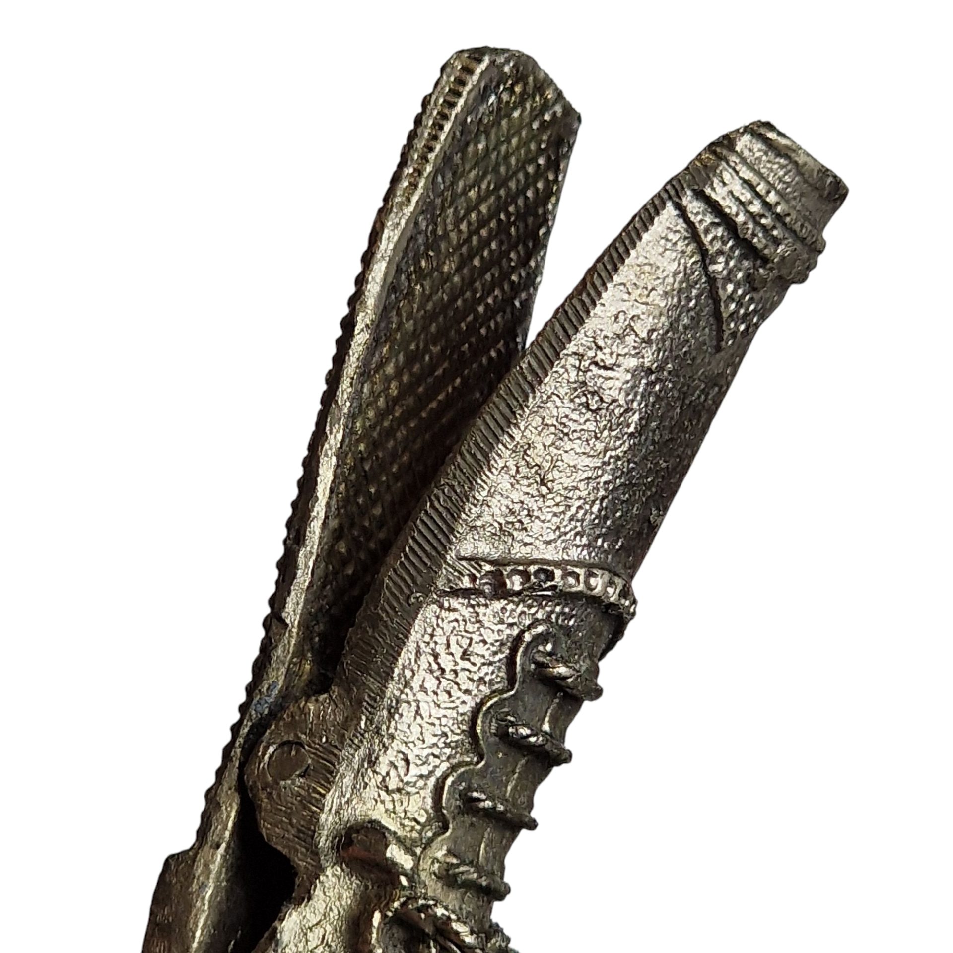 Porta-caneta e papel antigo em forma de sapato