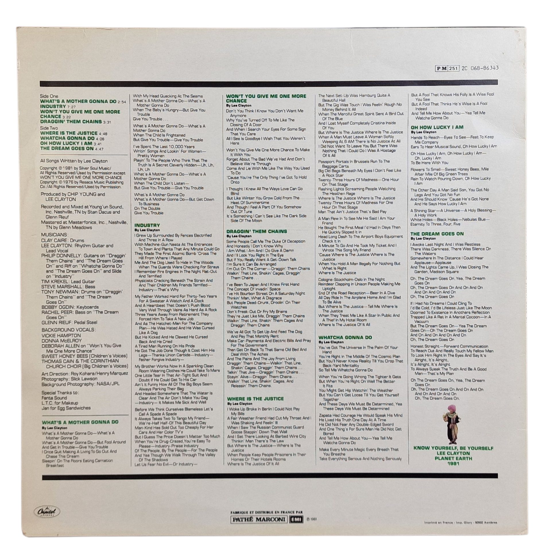 Lee Clayton - The Dream Goes On (1981)