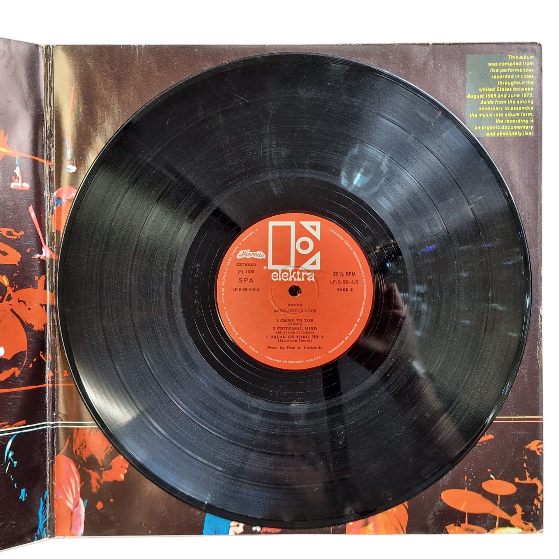 The Doors - Absolutely Live (1976) Vinil Duplo