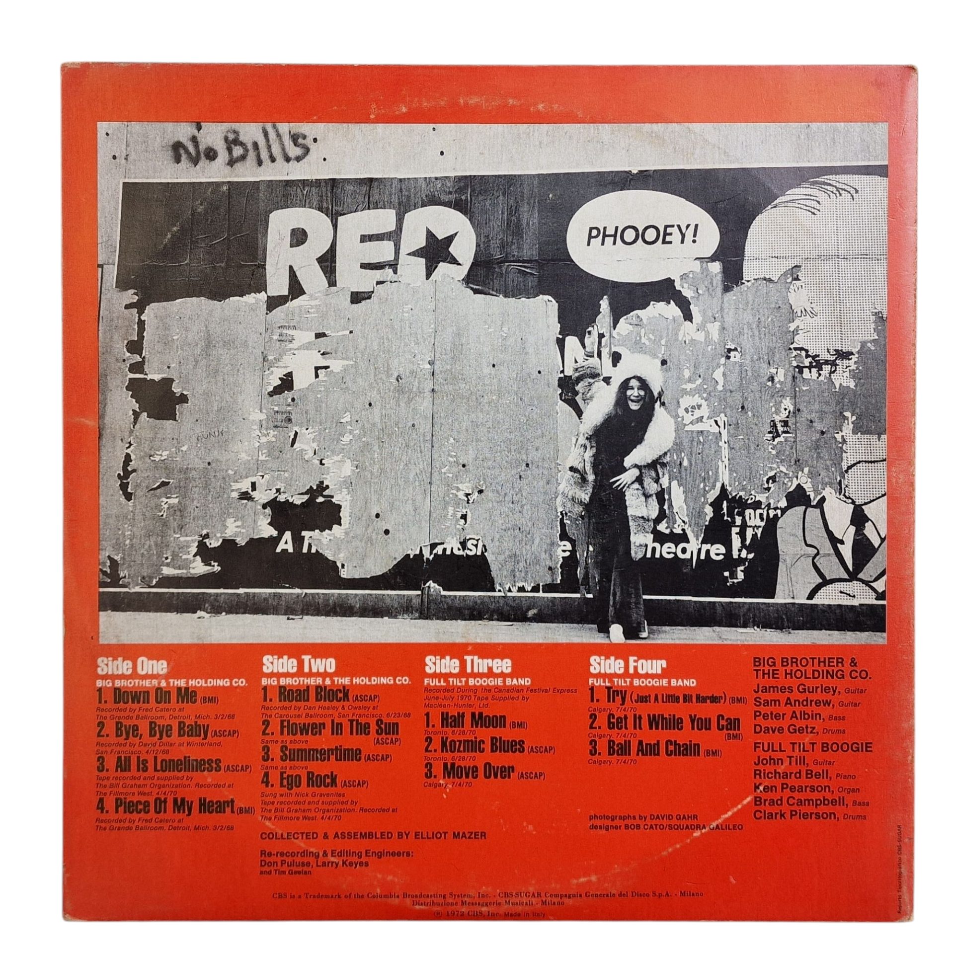 Janis Joplin - In Concert (1972) Duplo Vinil