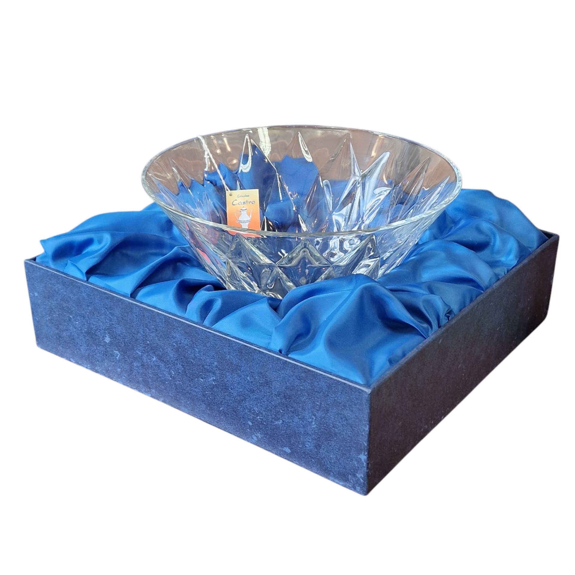 Centro de Mesa Criações Castro – Vidro e Estanho Puro 95% com Caixa Original