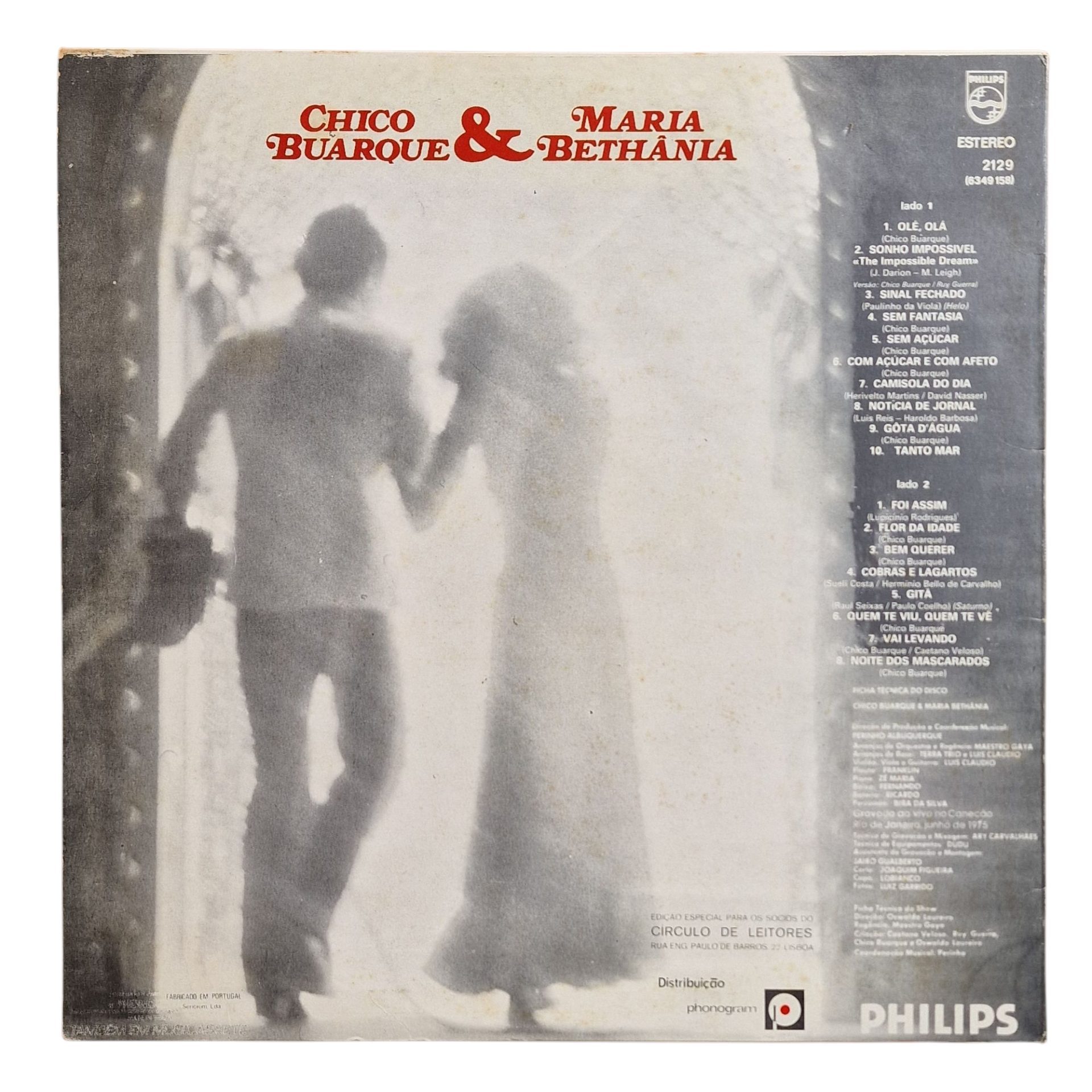 Chico Buarque & Maria Bethânia ao Vivo (1975)