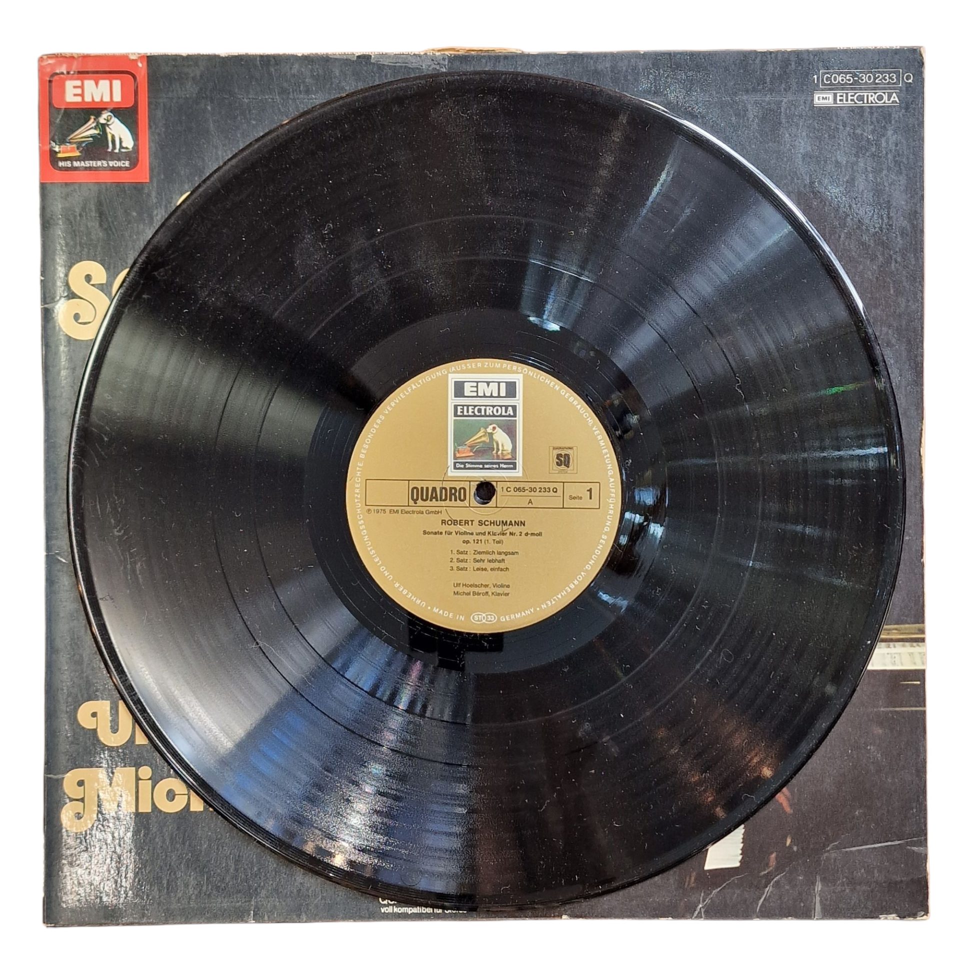 Schumann - Hoelscher - Béroff - Sonaten für Violine und Klavier Nr. 1 a-Moll und Nr. 2 d-Moll (1975)