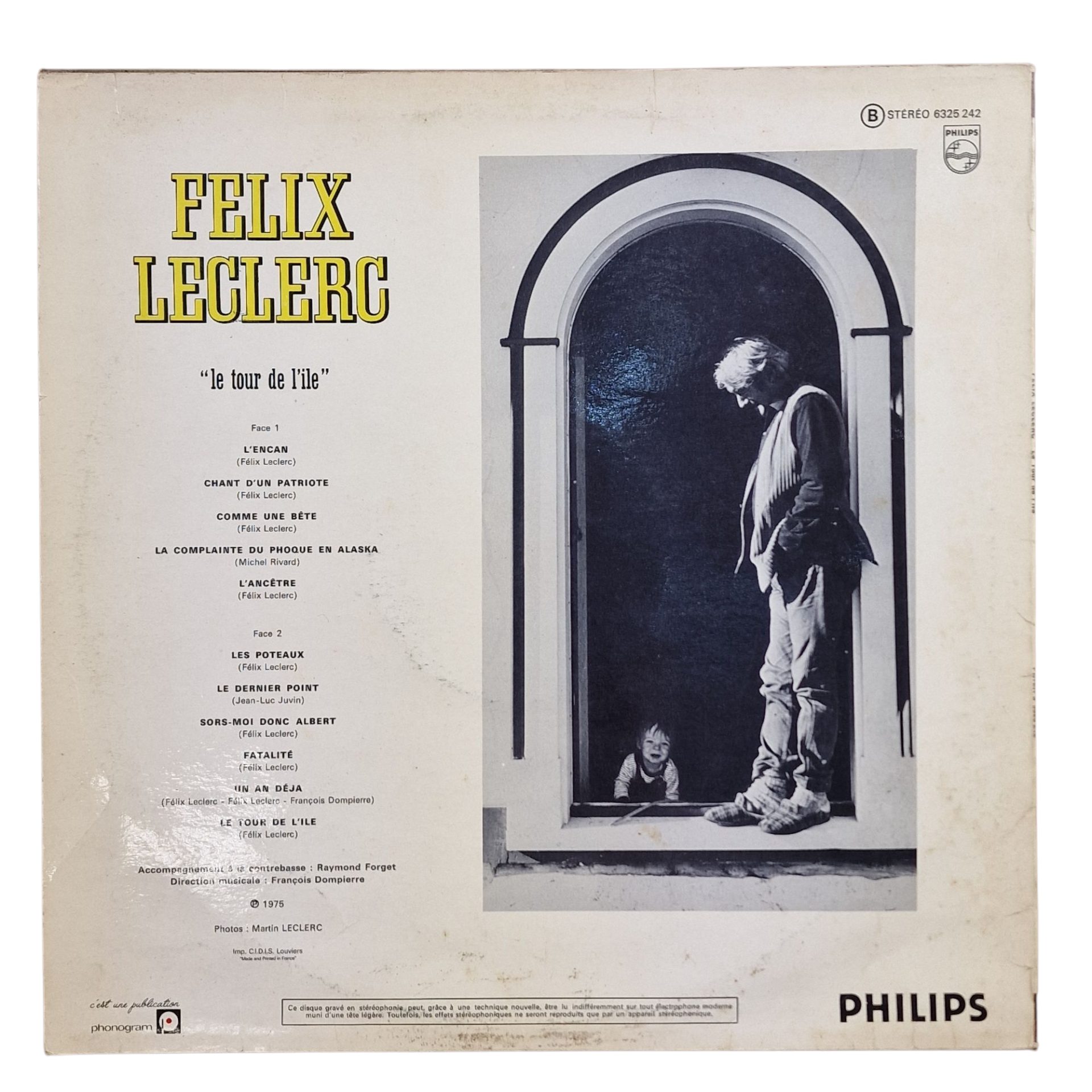 Felix Leclerc - Le Tour de L´Ile (1975)