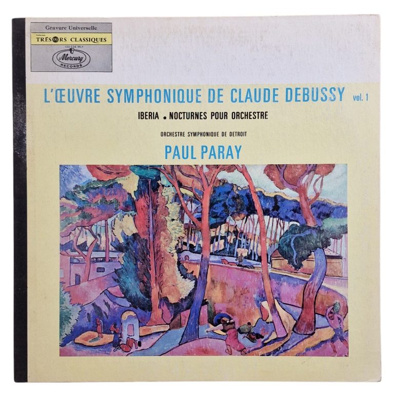 Debussy – Paray – L’Oeuvre Symphonique De Claude Debussy Vol. 1 (1960)