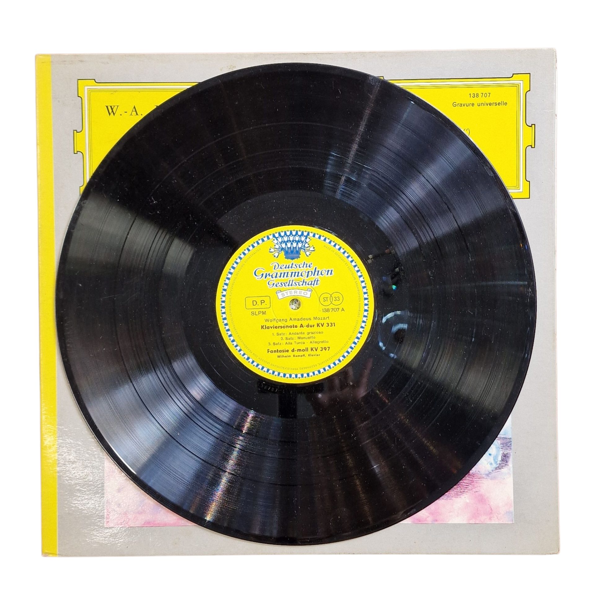 Mozart - Kempff - Sonata em La Mayor K 331 "Marcha Turca" / Sonata em La Menor K 310 / Fantasía em Re Menor K 397 / Fantasía em Do Menor K 475 (1979)