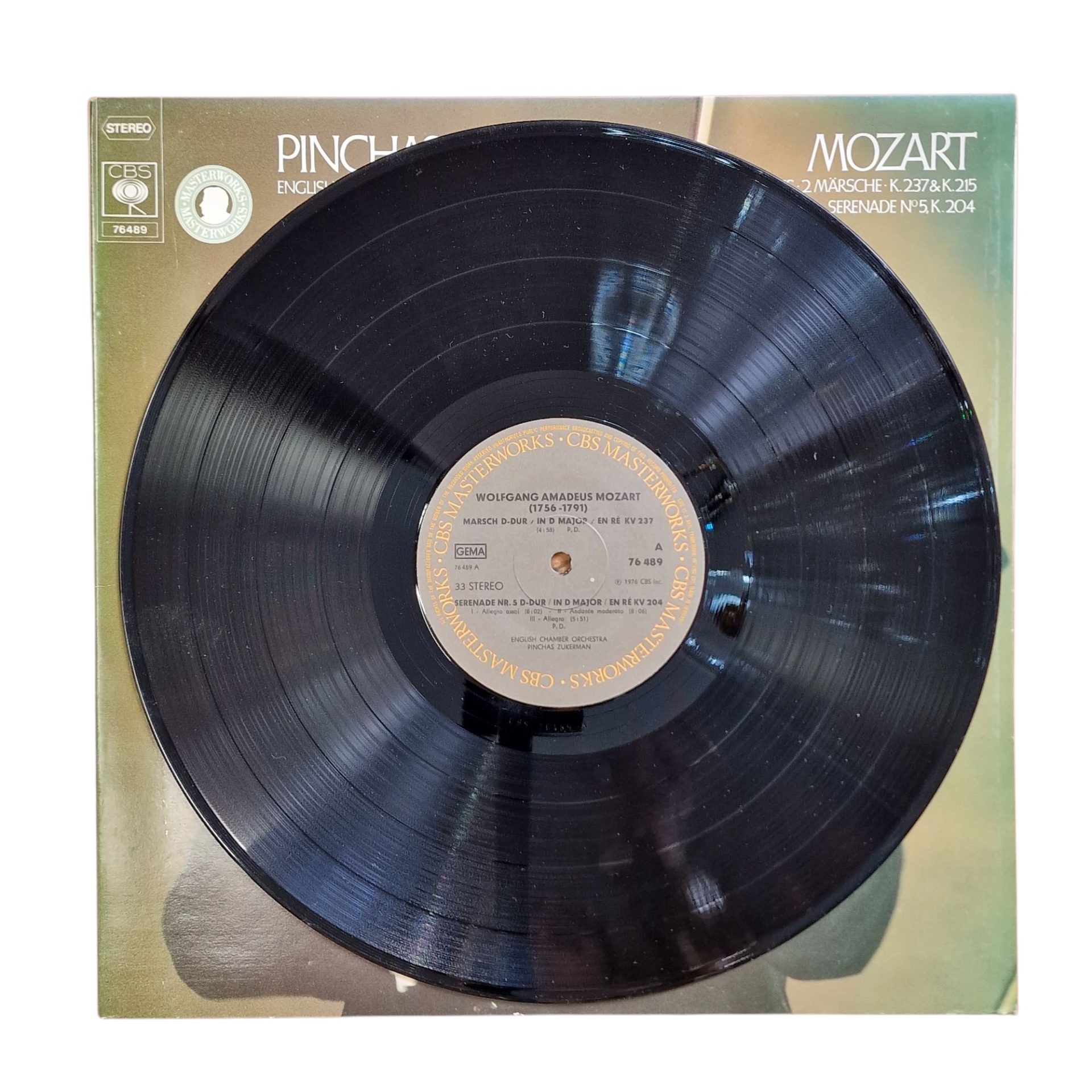 Mozart - Zukerman - English Chamber Orchestra – 2 Marches : K.237 & K.215 - Serenade N°5 K.204 (1976)
