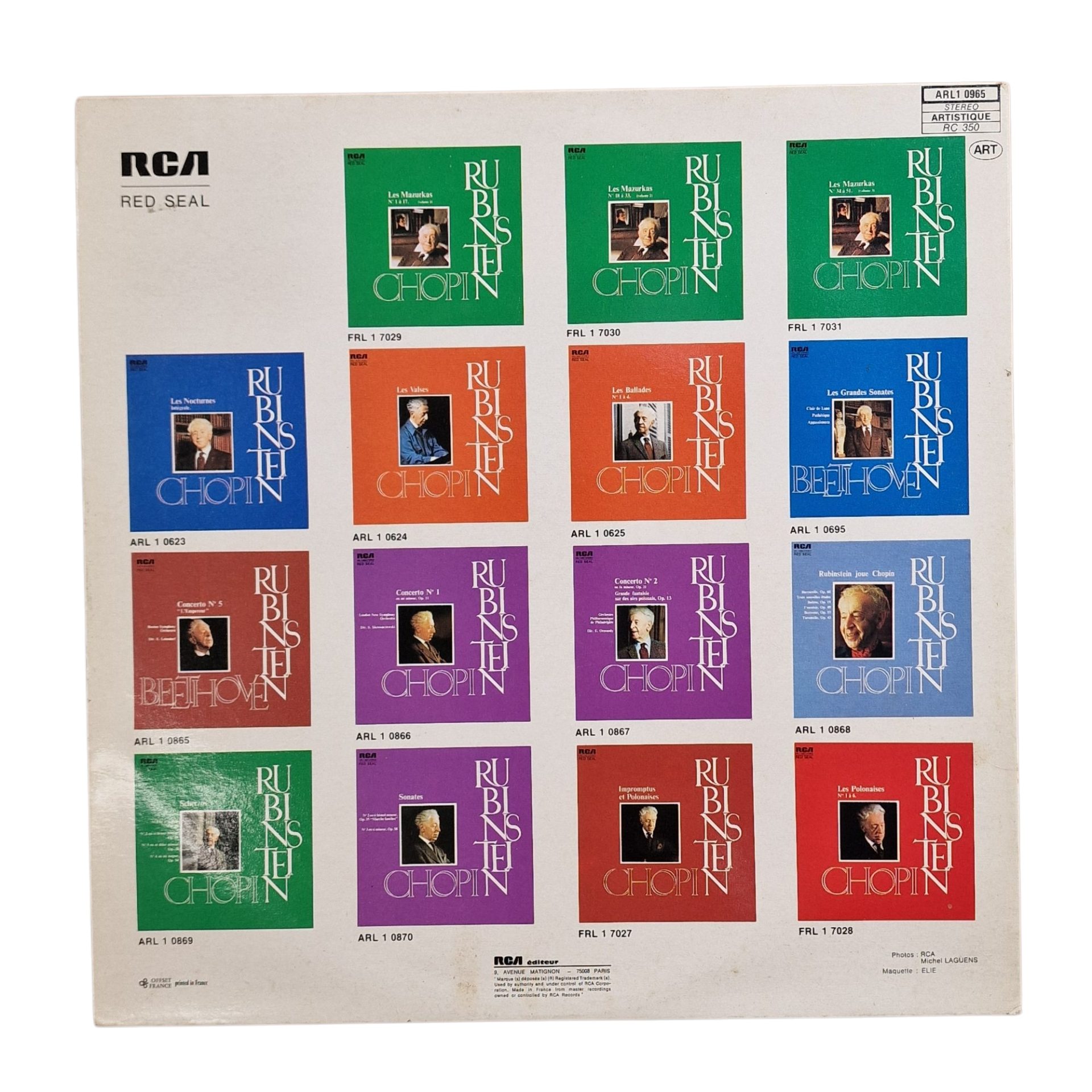 Mozart - Concertos Nº 21 et Nº 23 - Rubinstein - Wallenstein (1975)