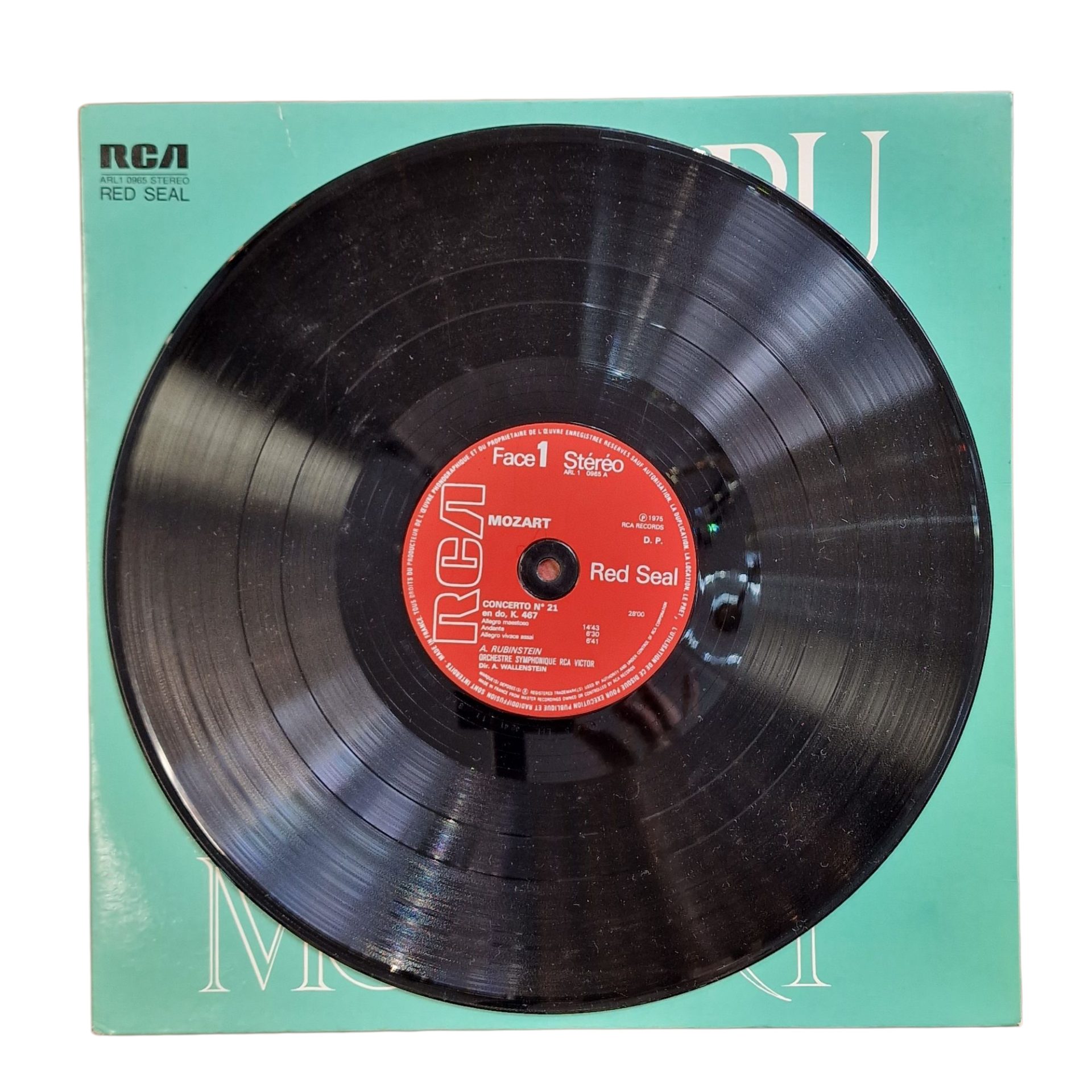 Mozart - Concertos Nº 21 et Nº 23 - Rubinstein - Wallenstein (1975)