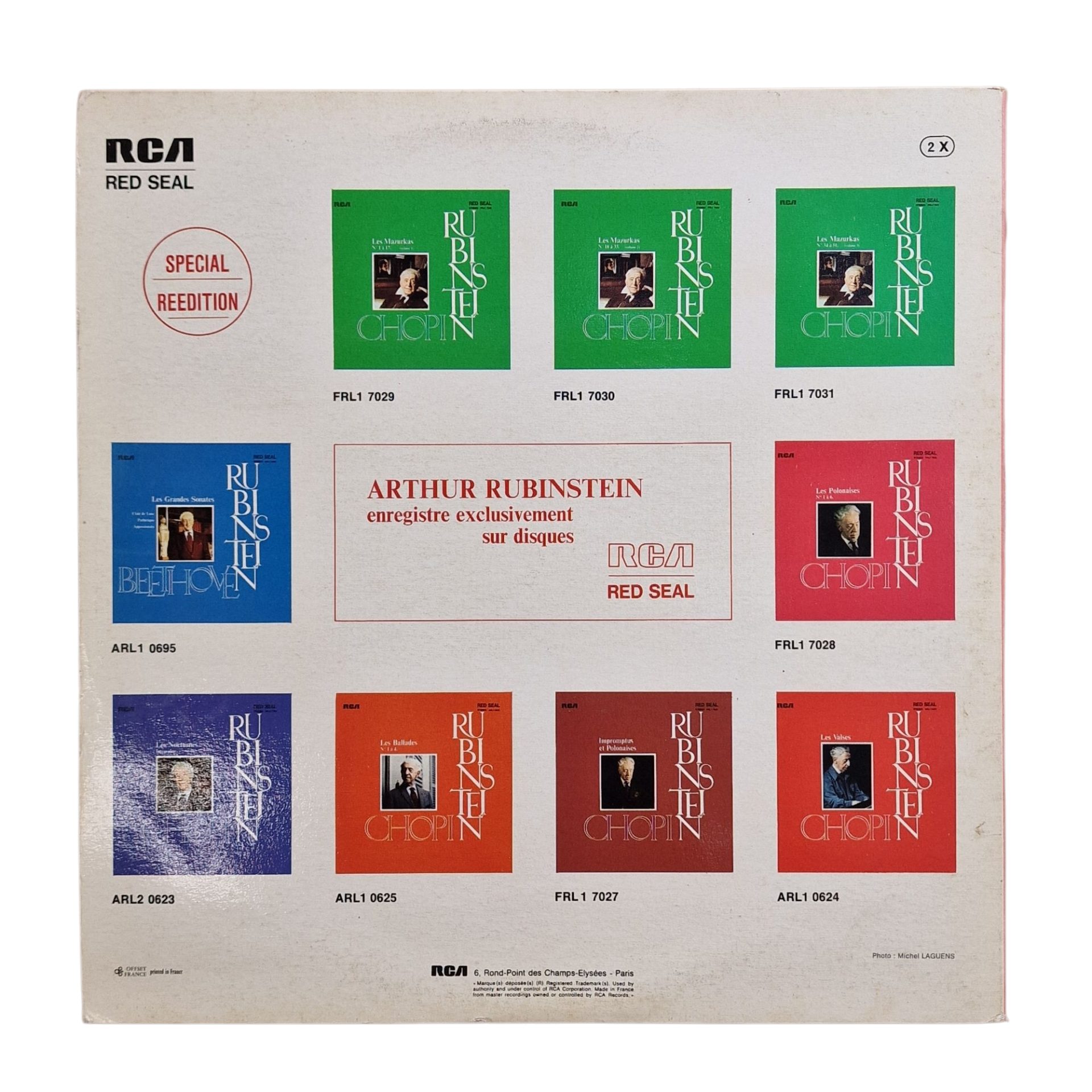 Chopin - Les Nocturnes Intégrale - Rubinstein (1974) Vinil Duplo