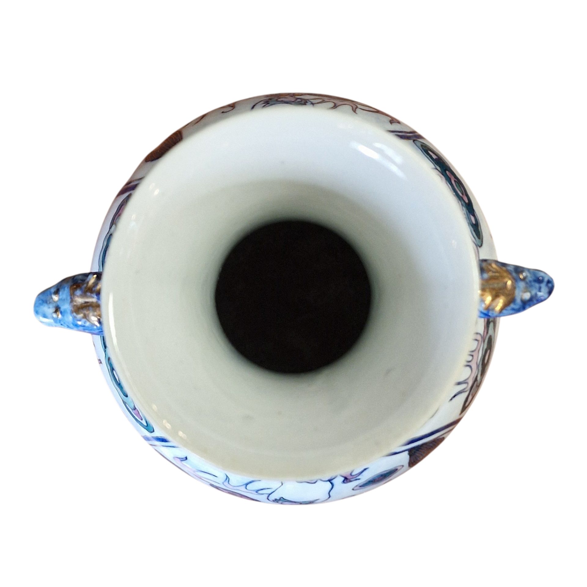 Jarra Chinesa com Dragões em Relevo e Decoração Tradicional - 38 cm