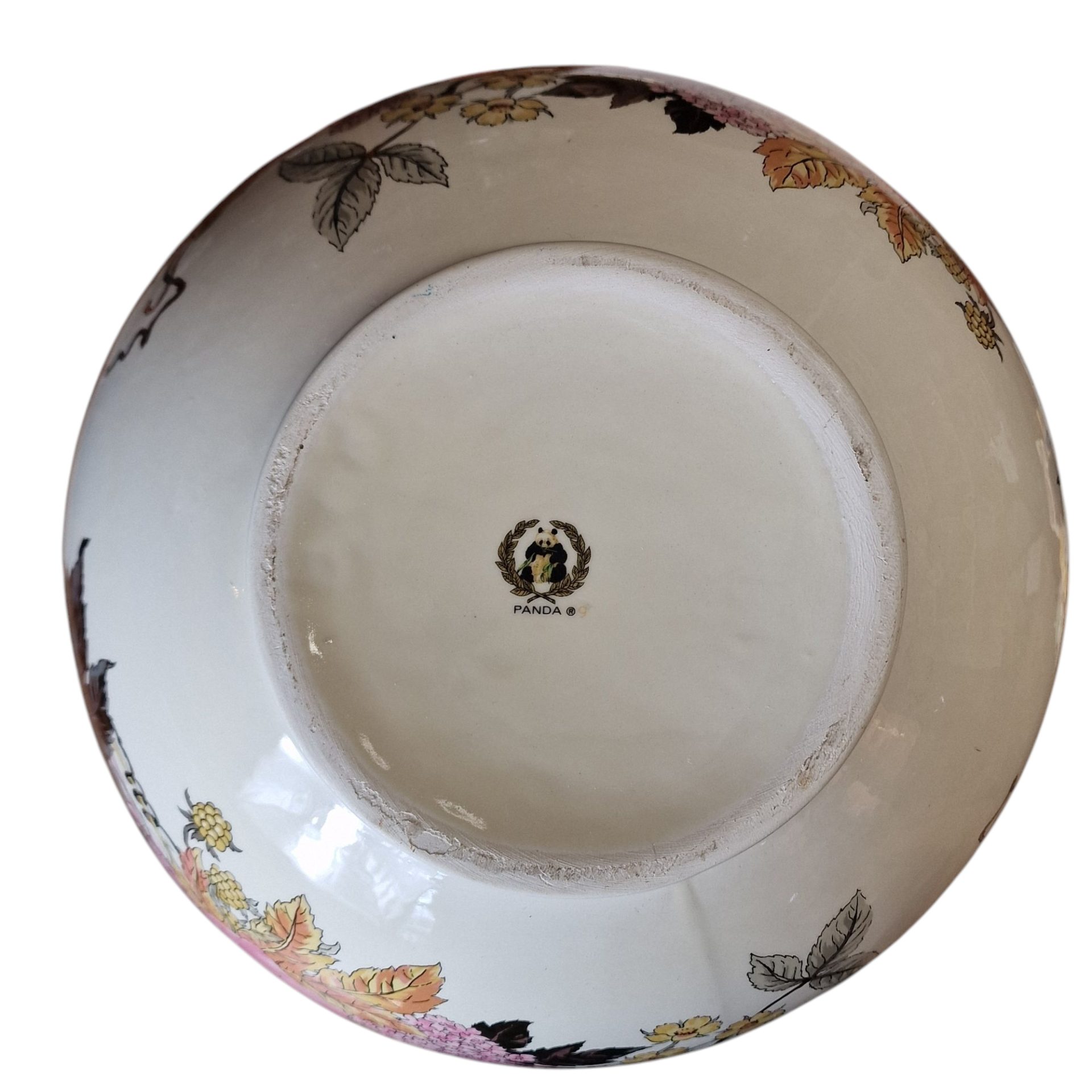 Jarra em Porcelana com Motivo Floral Rosa – Panda - 40 cm