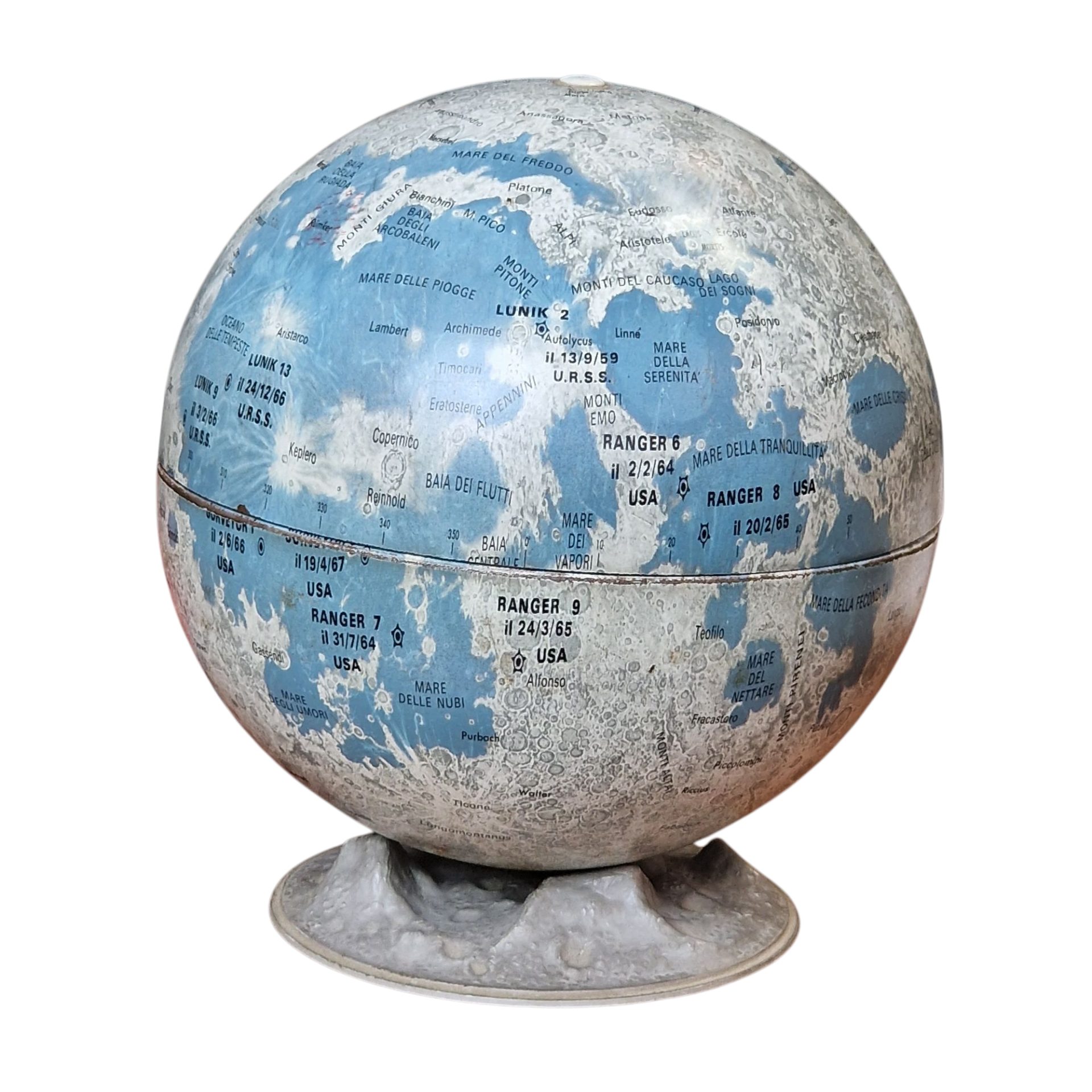 Globo Lunar Metálico – Replogle Globes