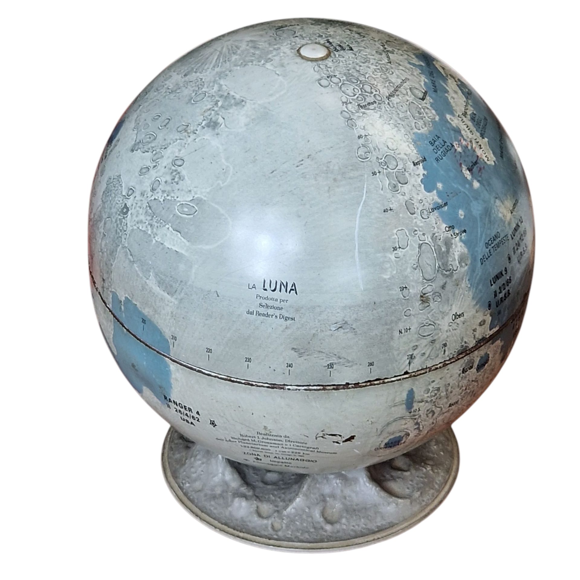 Globo Lunar Metálico – Replogle Globes