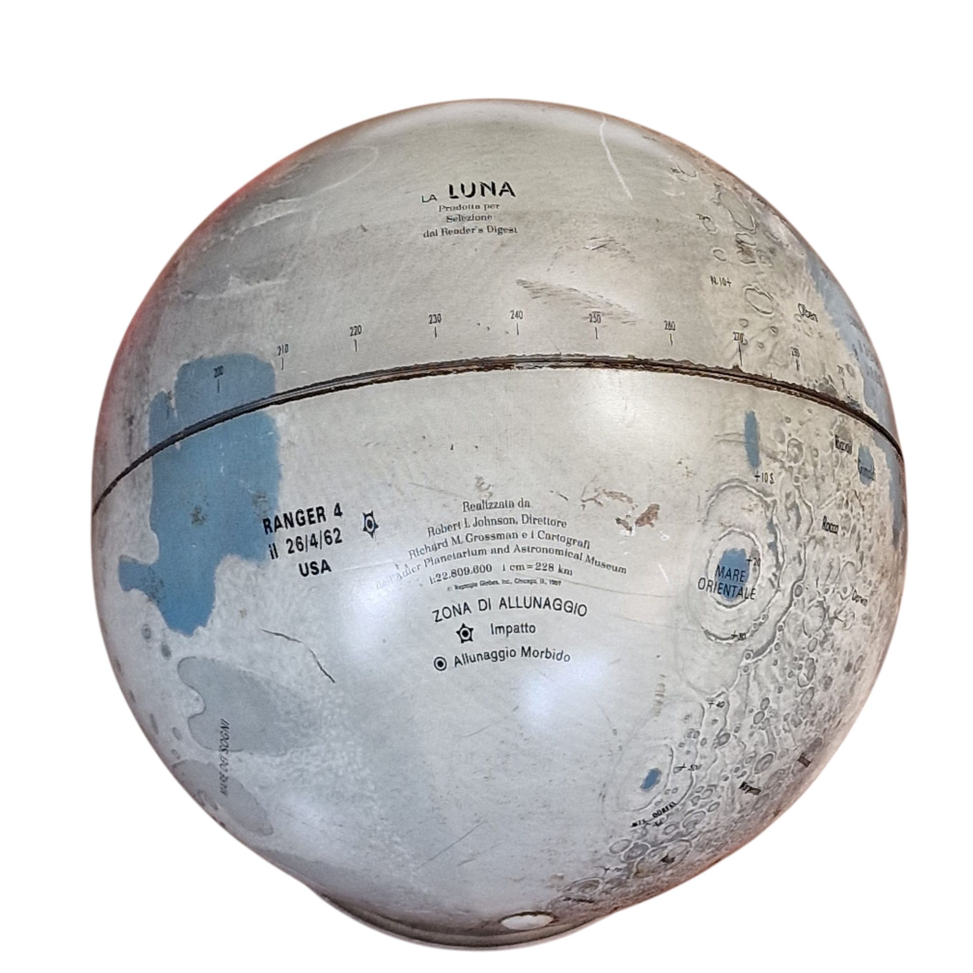 Globo Lunar Metálico – Replogle Globes