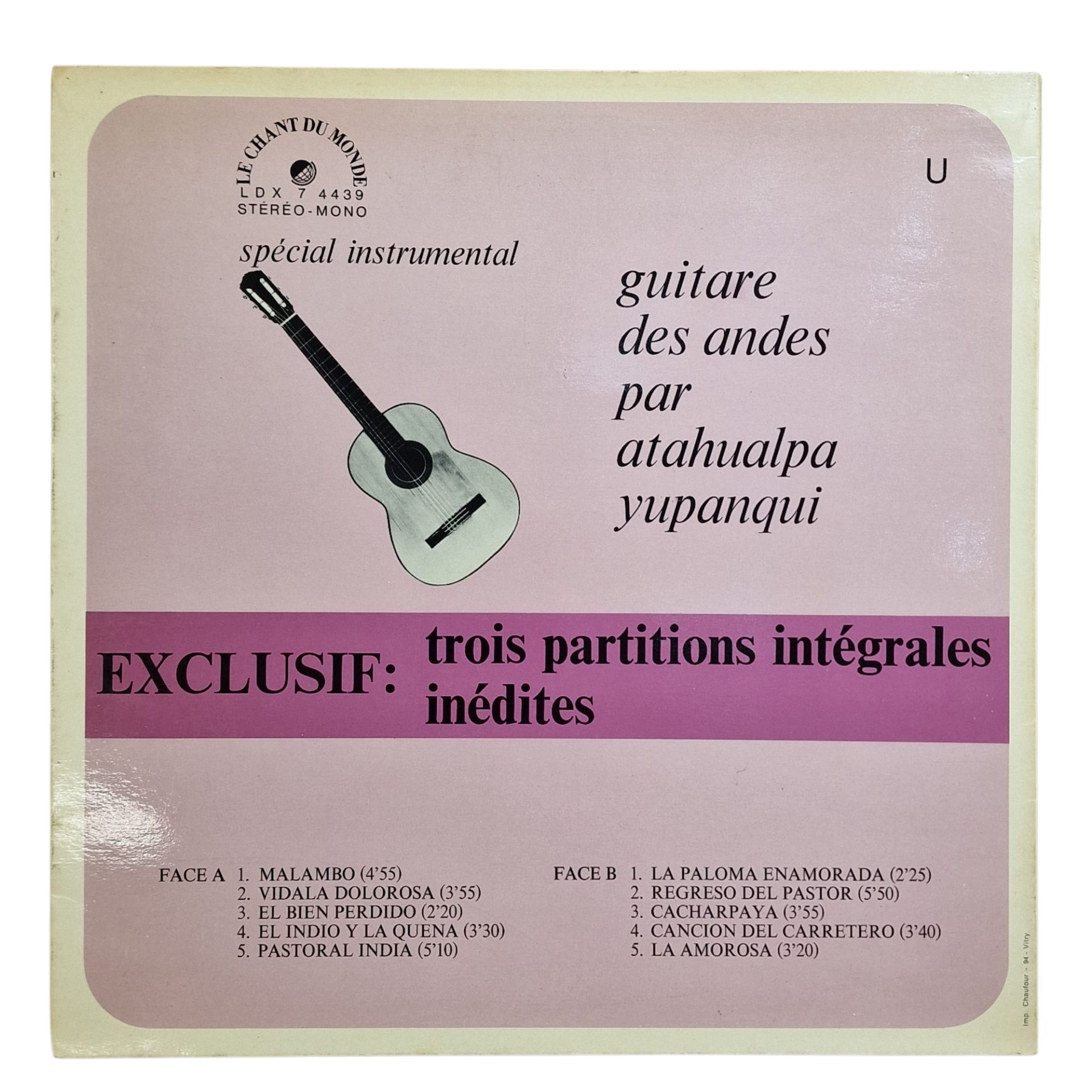 Atahualpa Yupanqui - Guitare des Andes – Spécial Instrumental (1970s)