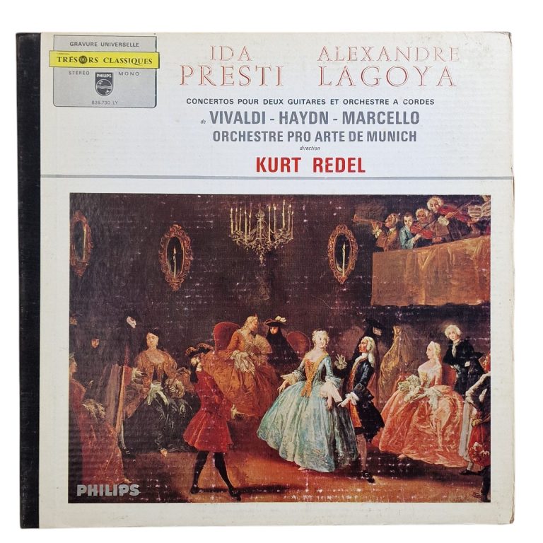 Presti – Lagoya – Orchestre Pro Arte de Munich- Concertos pour deux guitares et orchestre à cordes (1964)