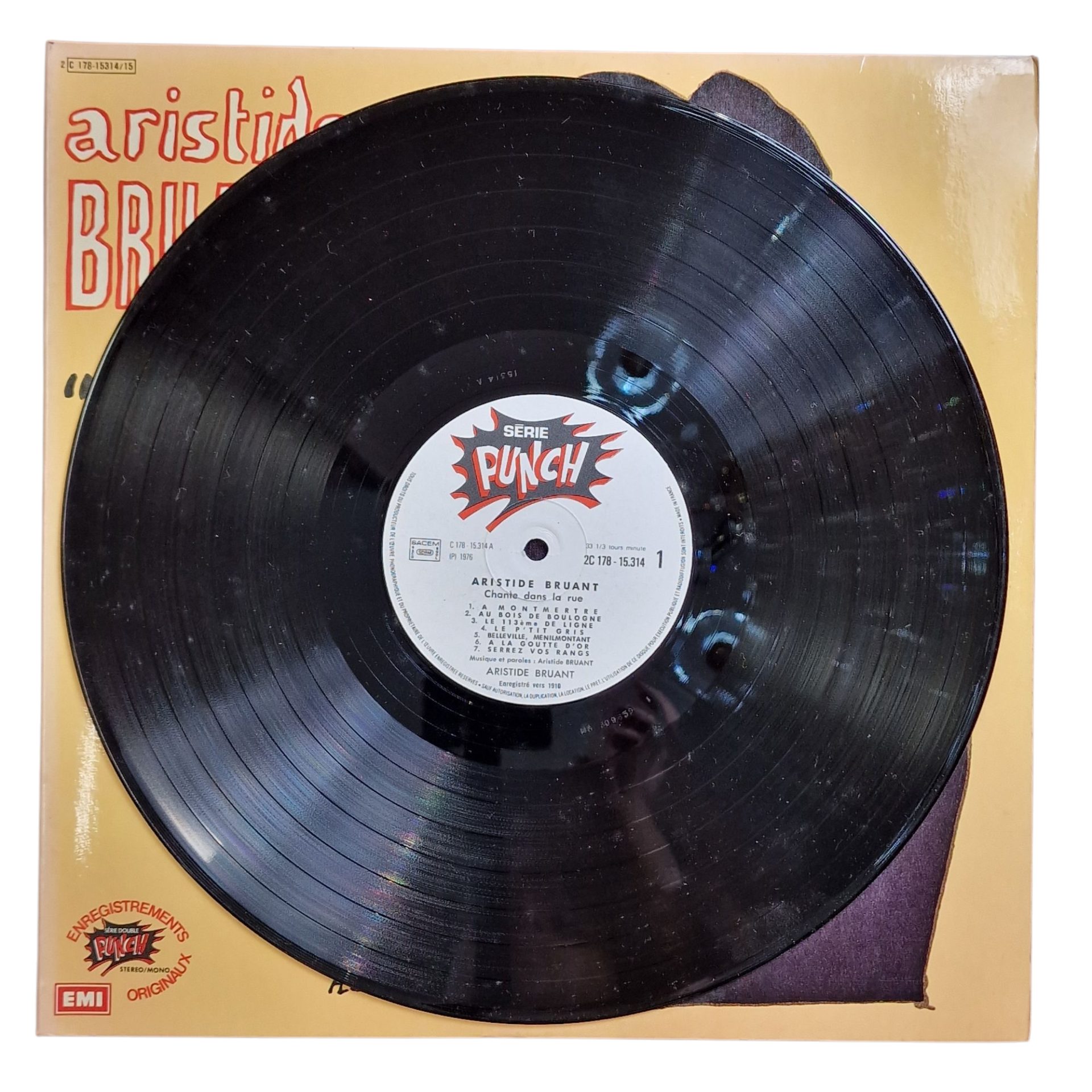 Aristide Bruant - Aristide Bruant chante "Dans la Rue" (1976) Vinil Duplo