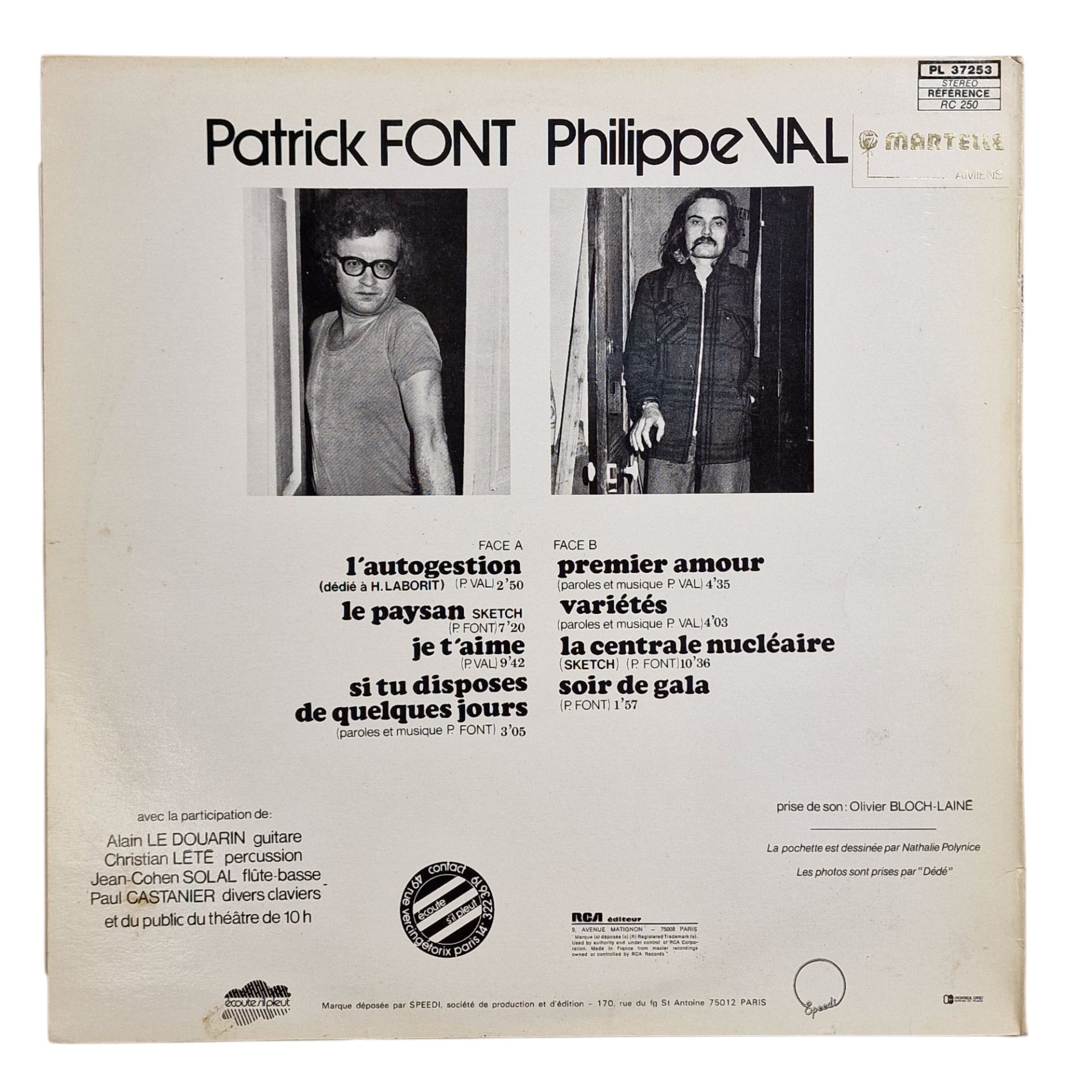 Patrick Font - Philippe Val - L´Autogestion (1979)